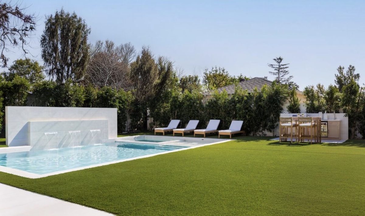 Custom Pool with Waterfall Feature